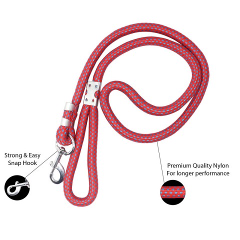ROFP 18 mm Rope Training Leash for Giant Breed Dogs with Strong Hook, Long Leash for Large Dogs